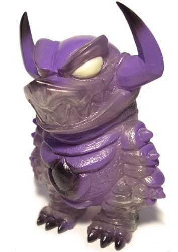 Mini Destdon - Purple figure by Monstock, produced by Monstock. Front view.