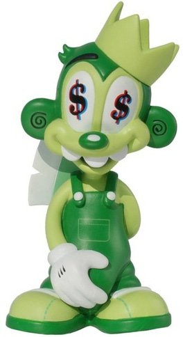 Billy Bananas - Lucky figure by Tristan Eaton, produced by Thunderdog Studios. Front view.