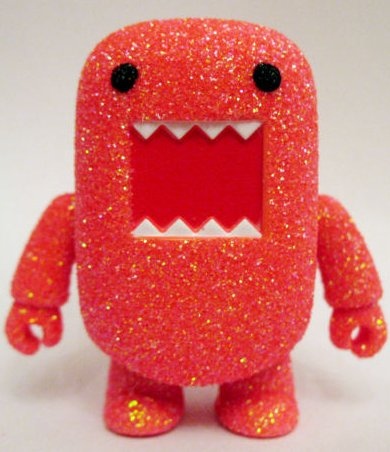 Orange Glitter Domo