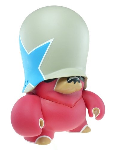 Teddy Troops figure by Flying Fortress, produced by Adfunture. Front view.