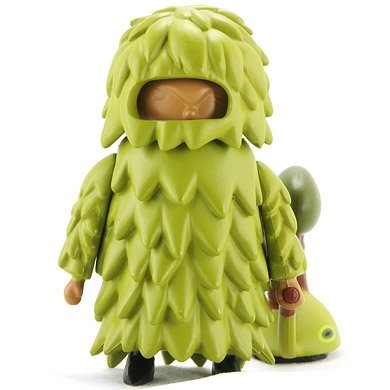 air freshener figure by Nathan Jurevicius, produced by Kidrobot. Front view.