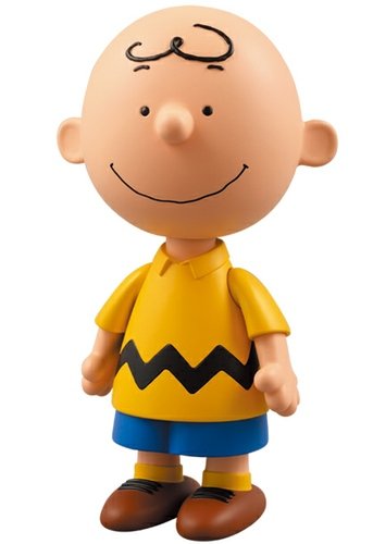 Charlie Brown - VCD No.108 figure by Charles M. Schulz, produced by Medicom Toy. Front view.