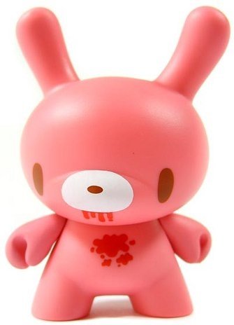 Gloomy Bear Dunny figure by Mori Chack, produced by Kidrobot. Front view.