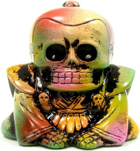 Honesuke (リアルヘッド 骨助) - Multicolor figure by Realxhead X Skull Toys, produced by Realxhead. Front view.
