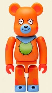 Hi Life x Jimmy SPA 2 Be@rbrick - Type B figure by Jimmy Liao, produced by Medicom Toy. Front view.
