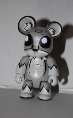 Mono Bear  figure by Joe Ledbetter, produced by Toy2R. Front view.