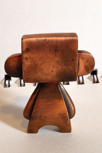 Mini Mad*l - Copper Edition  figure by Jeremy Madl (Mad), produced by Fully Visual. Front view.