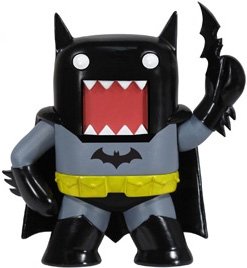 Domo Dark Knight figure by Dc Comics, produced by Funko. Front view.