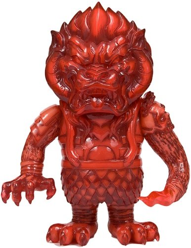 Mongolion - Red Jade figure by LAmour Supreme, produced by Super7. Front view.