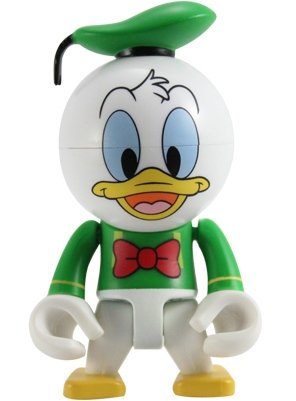 Donald Duck Trexi (Green) figure by Disney, produced by Play Imaginative. Front view.
