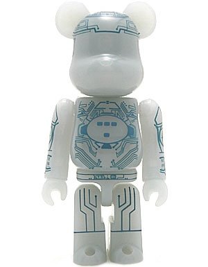 Tron - SF Be@rbrick Series 6 figure, produced by Medicom Toy. Front view.