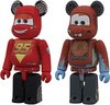 McQueen & Mater Be@rbrick 100% Set