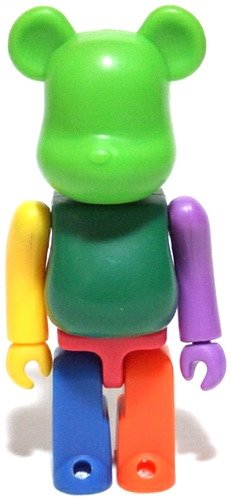 Be@rbrick Estate Rainbow 7 - 7 figure by Eric So, produced by Medicom Toy. Front view.