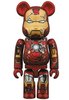 Iron Man Be@rbrick Damage Ver. 100%