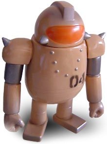 Robot Thirteen figure by Rumble Monsters, produced by Rumble Monsters. Front view.