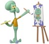 Squidward Painting