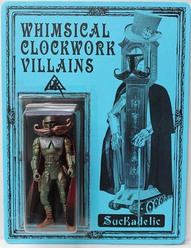 Whimsical Clockwork Villains - DCon 2012 figure by Doktor A, produced by Suckadelic. Front view.