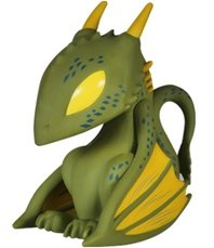 Game of Thrones Mystery Minis - Rhaegal figure by Funko, produced by Funko. Front view.