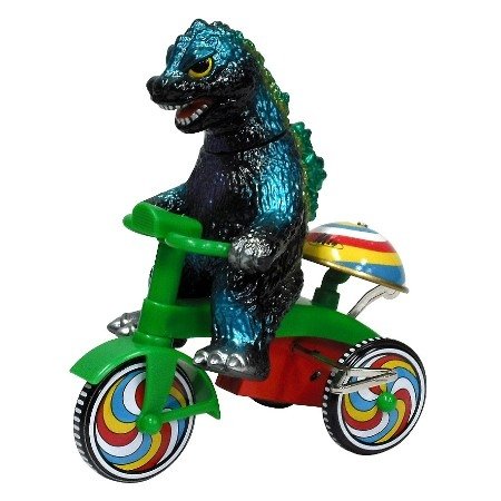 Godzilla Tricycle - M1go Tricycle series  figure, produced by M1Go. Front view.