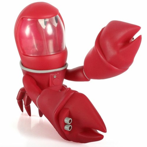 Space Crab figure by Pixelfillu, produced by Wheatywheat. Front view.