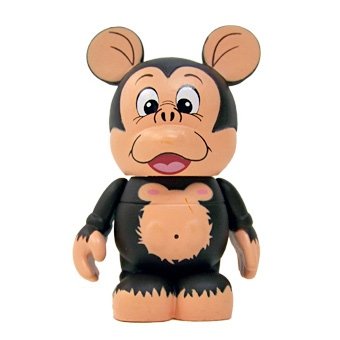 Monkey figure by Maria Clapsis, produced by Disney. Front view.