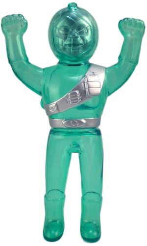 Smoking Corps - Clear Green figure by Gargamel, produced by Gargamel. Front view.