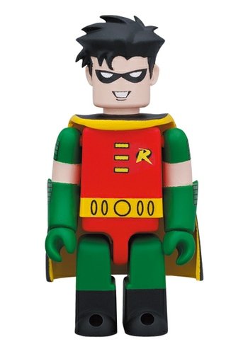 Robin Animated Ver. figure by Dc Comics, produced by Medicom Toy. Front view.