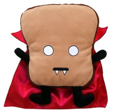 Vampire Mr. Toast figure by Dan Goodsell. Front view.
