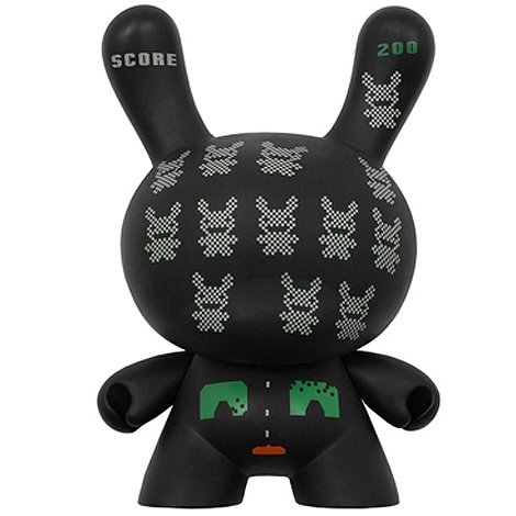 Oki-ni (Black) figure by Oki-Ni, produced by Kidrobot. Front view.