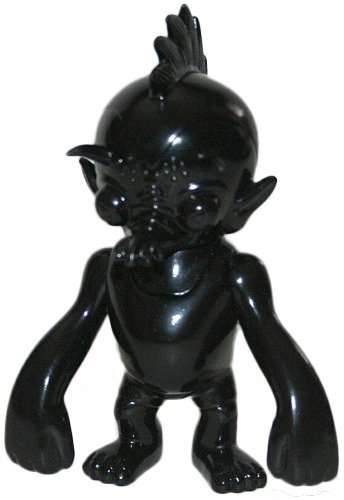 Chicken Fever - Black Unpainted figure, produced by Sindbad Toy. Front view.