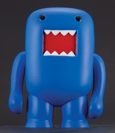 Domo Black Light - Blue figure, produced by Dark Horse. Front view.