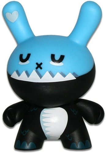 Bunny Breath figure by Peskimo, produced by Kidrobot. Front view.