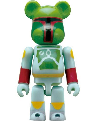 Boba Fett 70% Be@rbrick figure by Lucasfilm Ltd., produced by Medicom Toy. Front view.