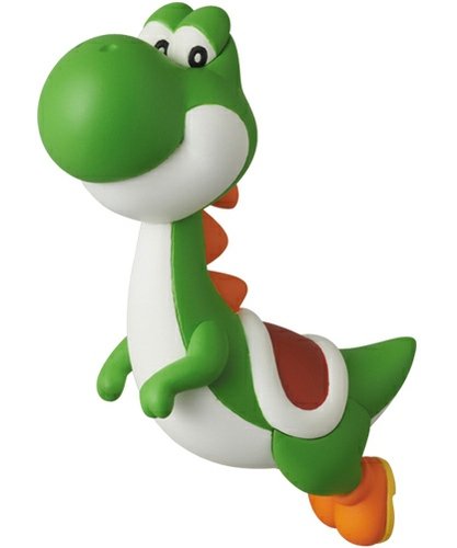 Yoshi - UDF No.200 figure by Nintendo, produced by Medicom Toy. Front view.