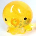 Takochu - Clear Yellow  figure, produced by Pine Create. Front view.