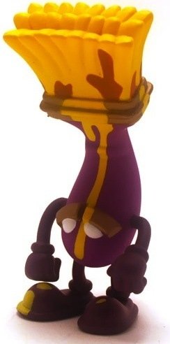 Sloppy - Used figure by Jeremy Madl (Mad), produced by Kidrobot. Front view.