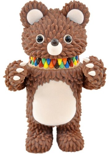 Muckey （ムッキー) - Crazy Chocolate figure by Hiroto Ohkubo, produced by Instinctoy. Front view.