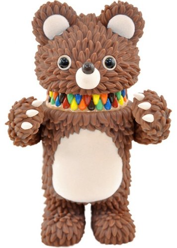 Muckey (ムッキー) - Crazy Chocolate figure by Hiroto Ohkubo, produced by Instinctoy. Front view.