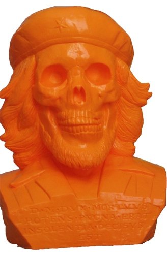 Dead Che Bust figure by Frank Kozik, produced by Ultraviolence. Front view.