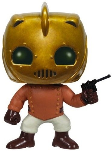 The Rocketeer figure by Disney, produced by Funko. Front view.