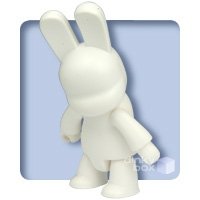 DIY Bunnee Qee figure, produced by Toy2R. Front view.