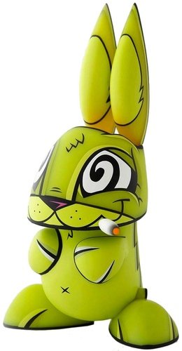 Chaos Bunnies : Spaced-Out Bunny - Minty Fresh Exclusive #3 figure by Joe Ledbetter, produced by The Loyal Subjects. Front view.