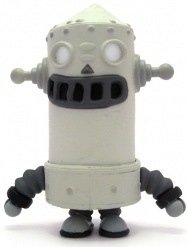 Automata figure by Brandt Peters, produced by Kidrobot. Front view.