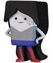 Adventure Time Mystery Minis - Marceline figure by Funko, produced by Funko. Front view.