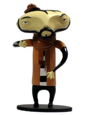 Dr. Maybee figure by Nathan Jurevicius, produced by Flying Cat. Front view.