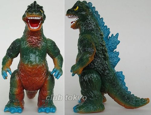 Godzilla Bullmark Style Show Exclusive figure by Yuji Nishimura, produced by M1Go. Front view.