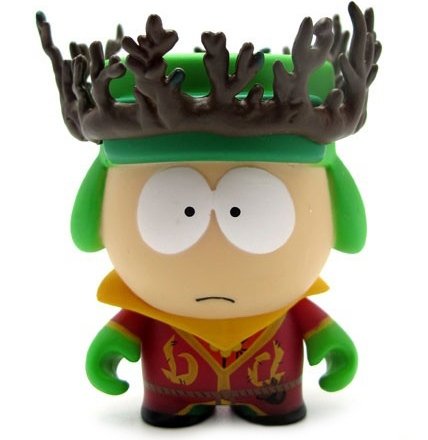The High Jew Elf, Kyle - South Park - The Stick of Truth figure by Matt Stone & Trey Parker, produced by Kidrobot. Front view.