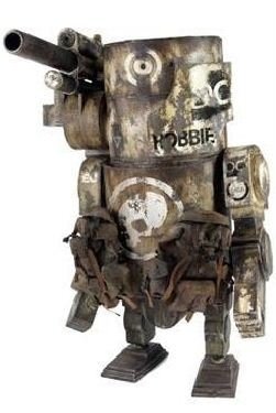 666th ‘Desert Combat’ figure by Ashley Wood, produced by Threea. Front view.