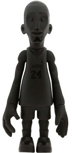 Kobe Bryant - Black (chase) figure by Coolrain, produced by Mindstyle. Front view.