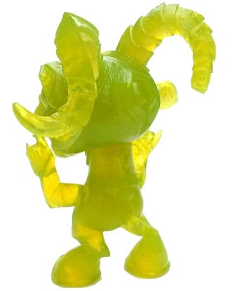 The Sinner - Sour Apple figure by Kathleen Voigt. Front view.